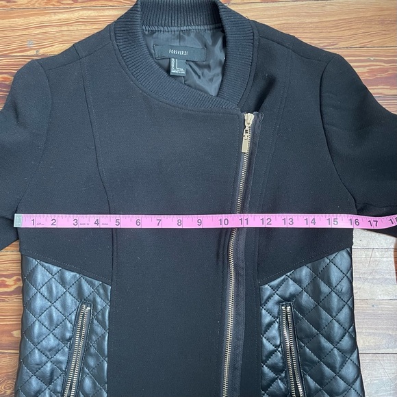 Forever 21 Black Jacket with Quilted Details - Picture 11 of 11